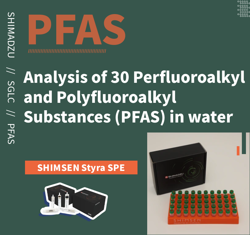 Analysis of 30 Perfluoroalkyl and Polyfluoroalkyl Substances (PFAS) in water