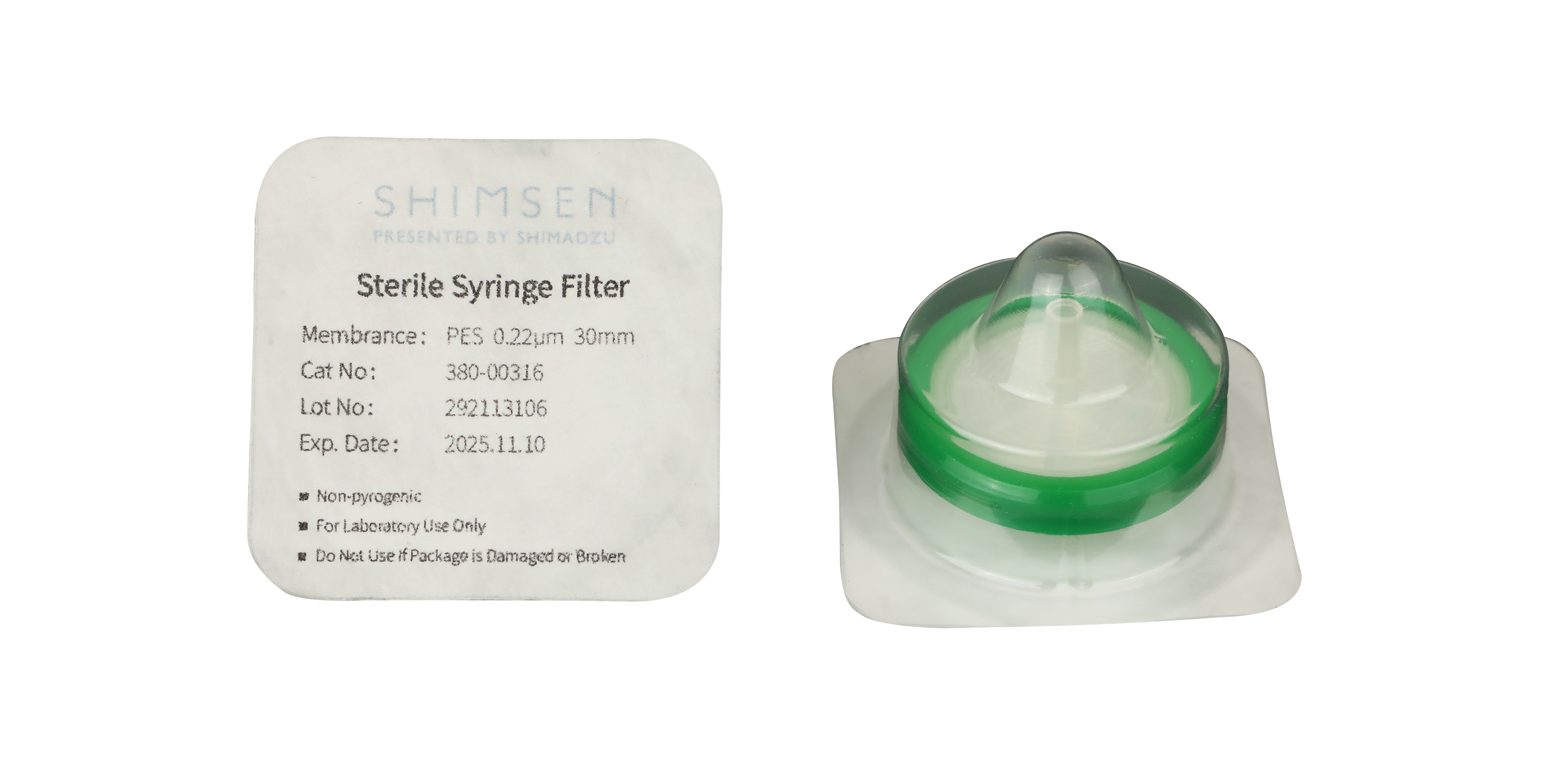 SHIMSEN Sterile Filter Sterile CA Syringe Filter